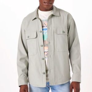 Abercrombie Linen-Blend Shirt Jacket